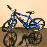 Emerge Scale Miniature Die-Cast Blue Racing Bicycle