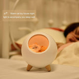 EMERGE Wooden Aesthetic Cat Pet House LED Lamp