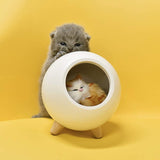 EMERGE Wooden Aesthetic Cat Pet House LED Lamp